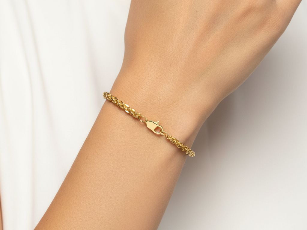 Gold Plated Silver Bracelet