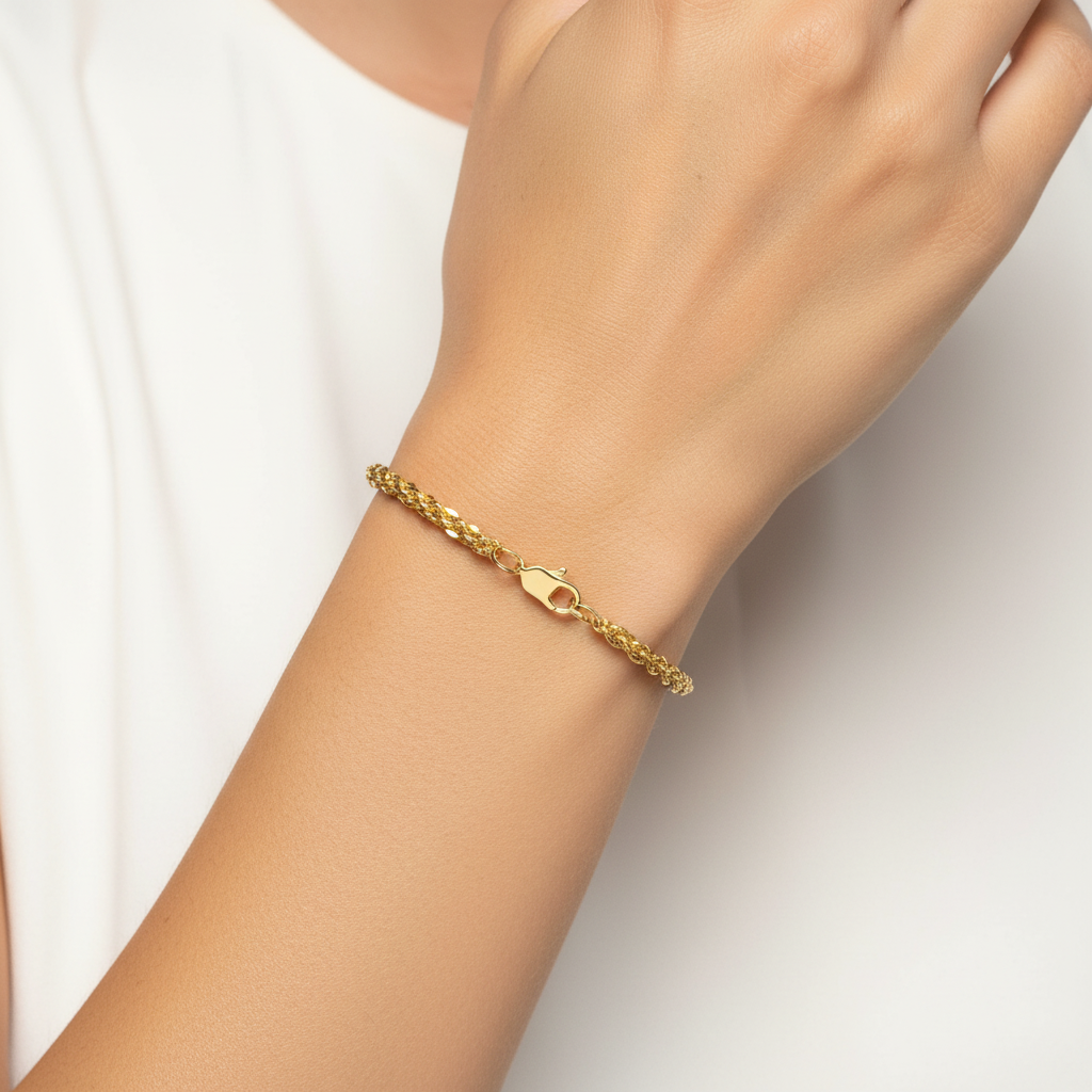 Gold Plated Silver Bracelet