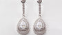 A White Cubic Zirconia Earring.