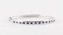 Sapphire Cubic Zirconia Bangle