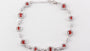 A Red Garnet Cubic Zirconia Bracelet