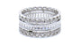 A White Cubic Zirconia Ring.