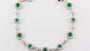 A Emerald Cubic Zirconia Bracelet