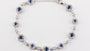 A Sapphire Cubic Zirconia Bracelet