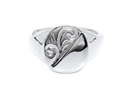 Silver Ring 14.20 X 12.50 Heavy Weight