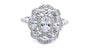 A White Cubic Zirconia Ring