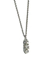 Silver White CZ Necklace