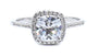 A White Cubic Zirconia Ring.