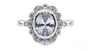 A White Cubic Zirconia Ring.