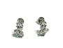 White Cubic Zirconia Silver Earring