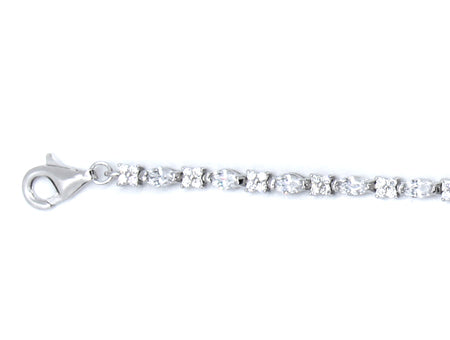 A White Cubic Zirconia Bracelet