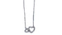 A Silver white CZ Necklace