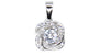 A Silver with White Pendant