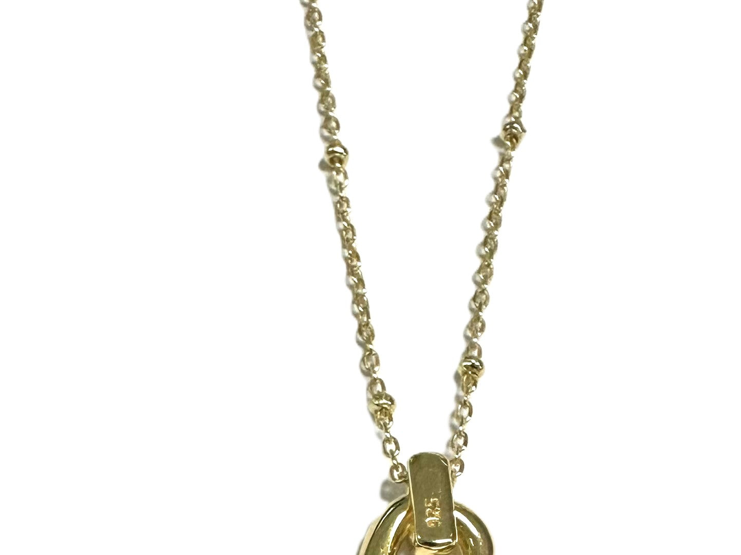 Gold Plated Silver Heart Necklace