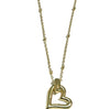 Gold Plated Silver Heart Necklace