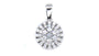 A Silver with White Pendant