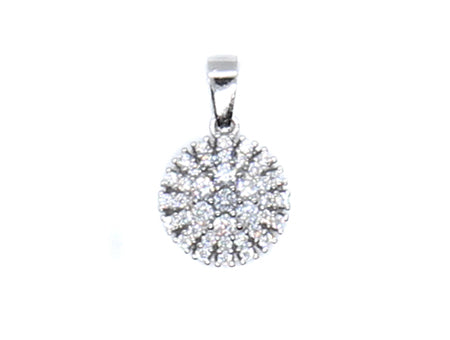 A Silver with White Pendant