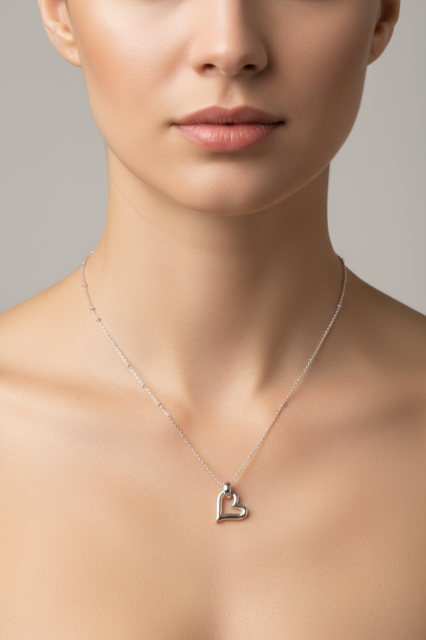 Silver Heart Necklace