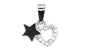 A White & White Cubic Zirconia Pendant.