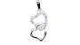 A White & White Cubic Zirconia Pendant.