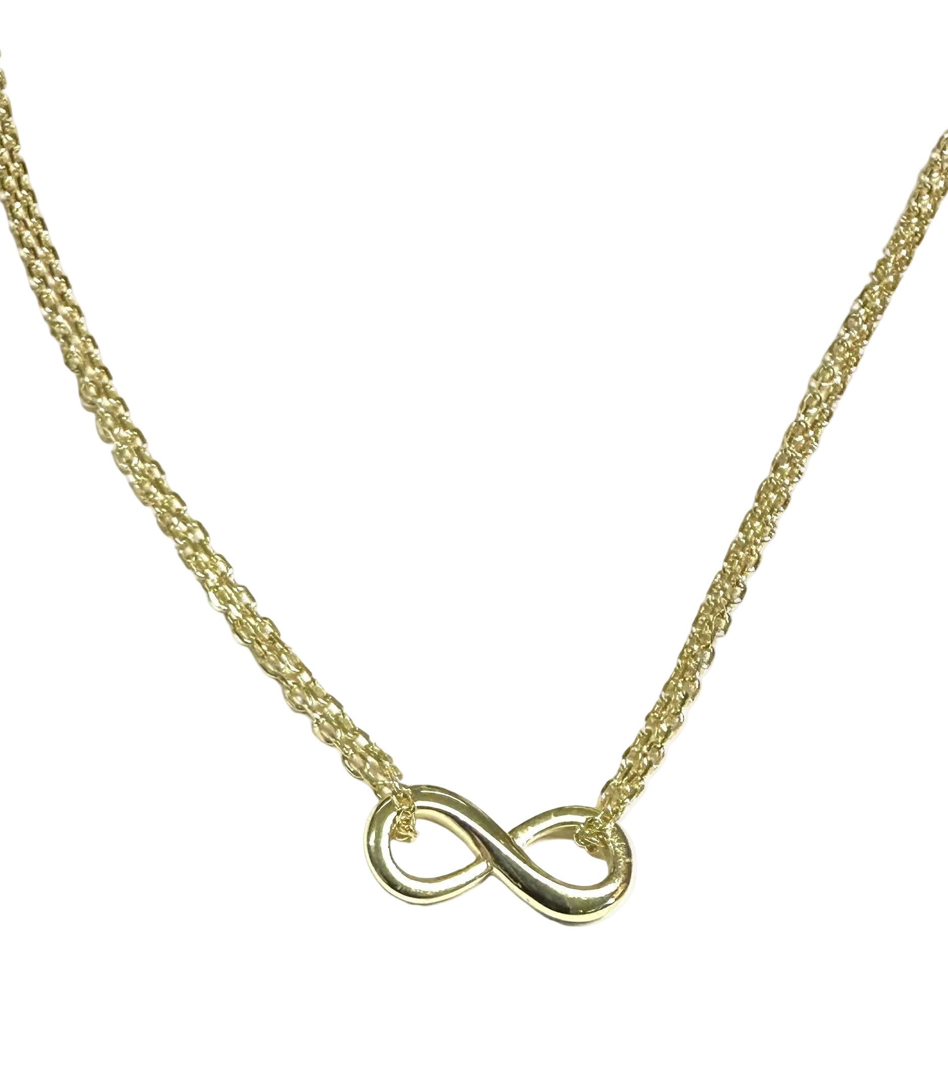 Gold Plated Silver Infinity Bracelet