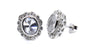 A White & White Cubic Zirconia Earring.