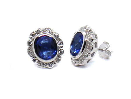 Silver Collection Cubic Zirconia Earrings