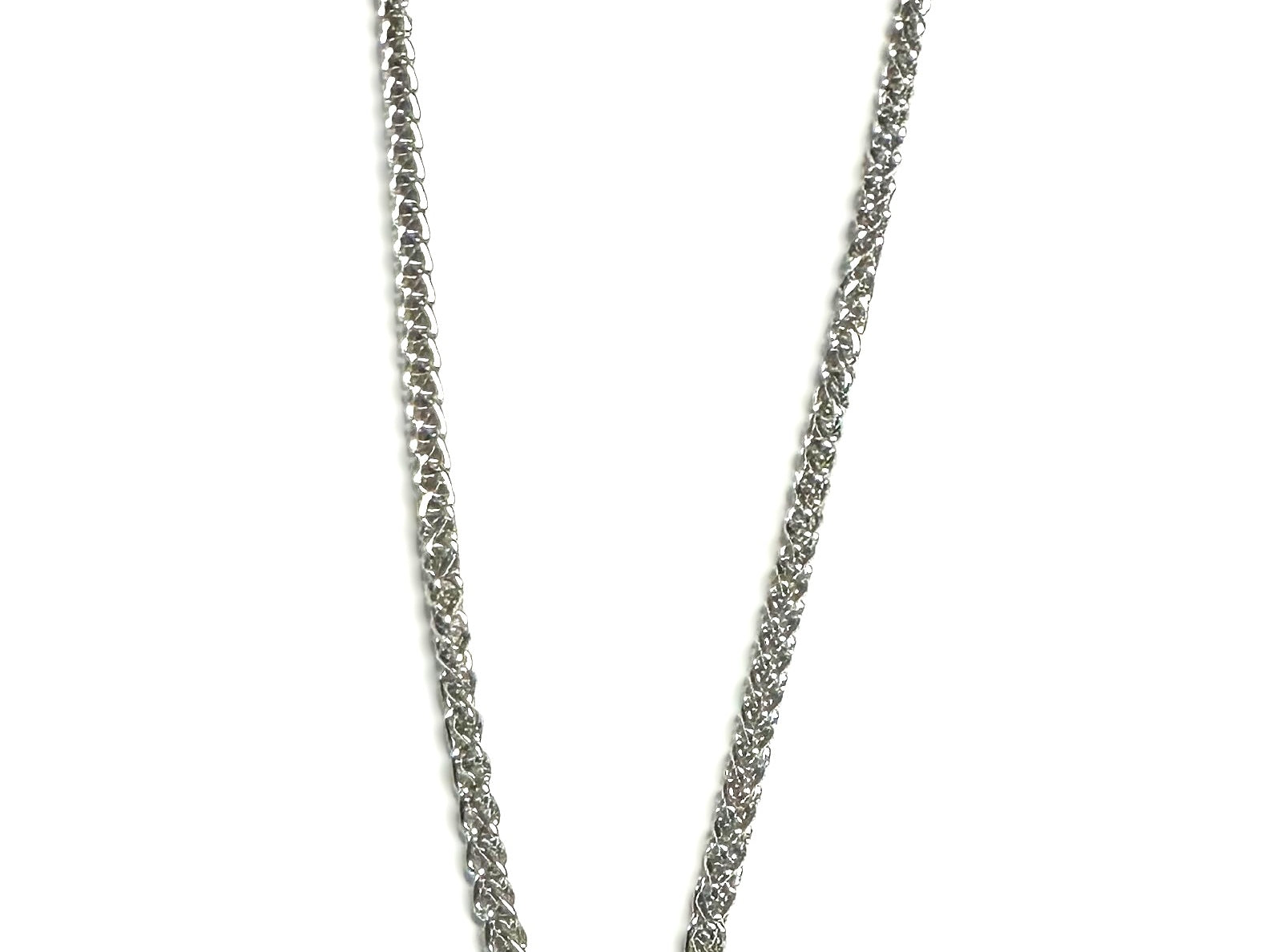 Silver Heart T Bar Necklace