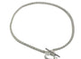 Silver Heart T bar Bracelet