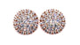 A Silver with Rose Gold Plate Earring