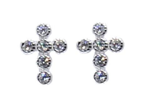 A White & White Cubic Zirconia Earring.