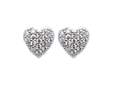 A White & White Cubic Zirconia Earring.