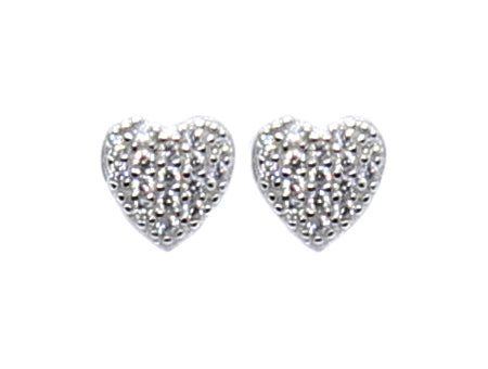 A White & White Cubic Zirconia Earring.