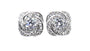 A White & White Cubic Zirconia Earring.