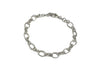 A Silver Necklace and Bracelet