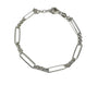 A Silver Necklace and Bracelet