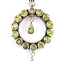 Peridot Stone Silver Pendant