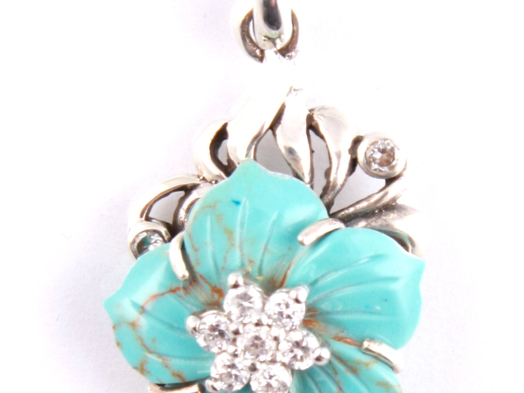 Torquoise Stone Silver Pendant