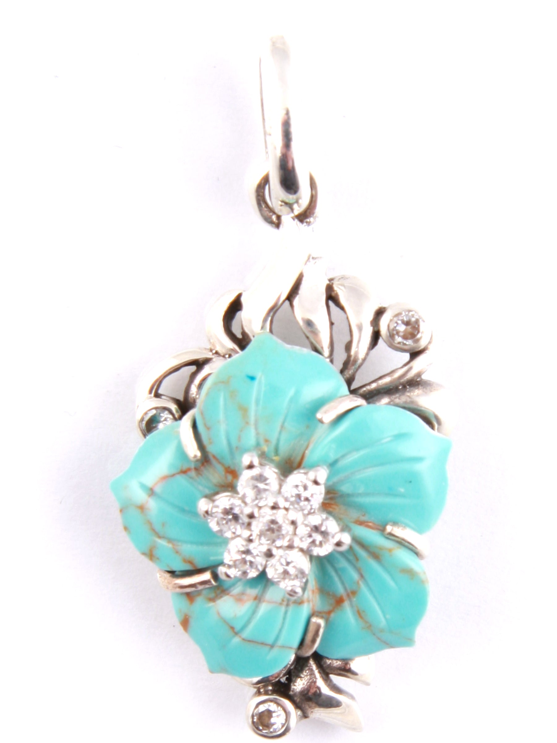 Torquoise Stone Silver Pendant