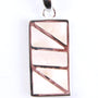 White M O P Stone Silver Pendant
