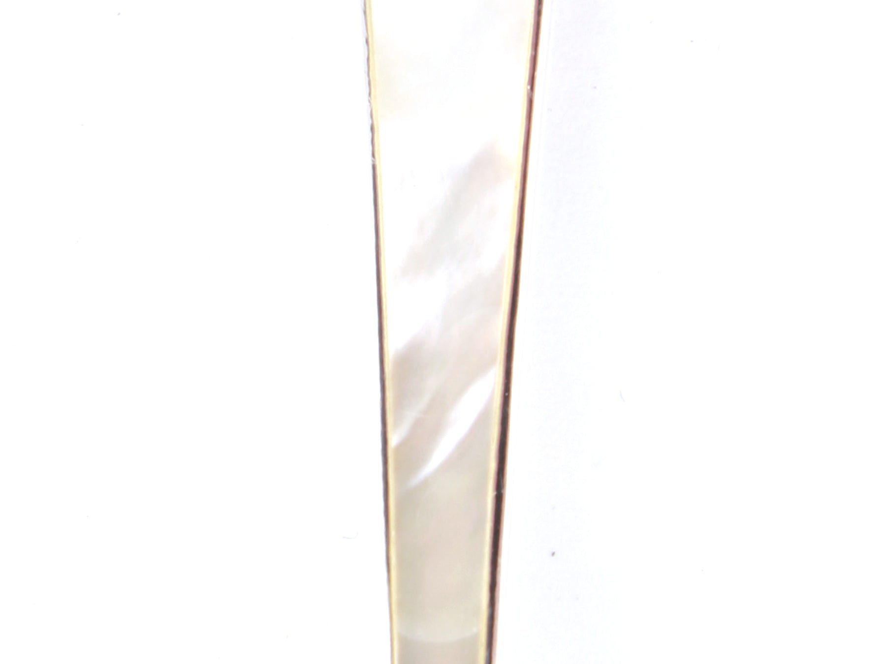 White M O P Stone Silver Pendant