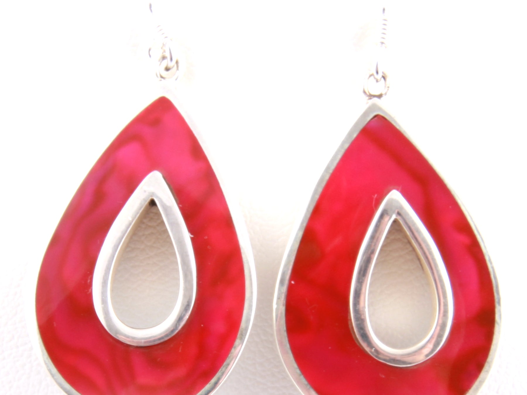 Shell Stone Silver Earring