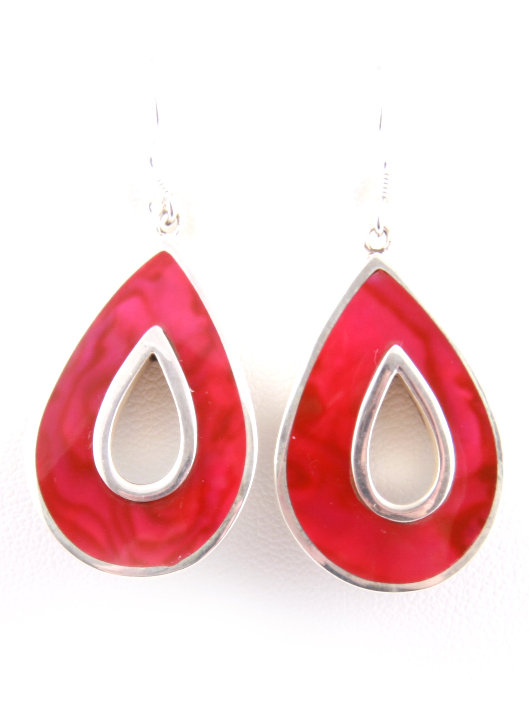 Shell Stone Silver Earring