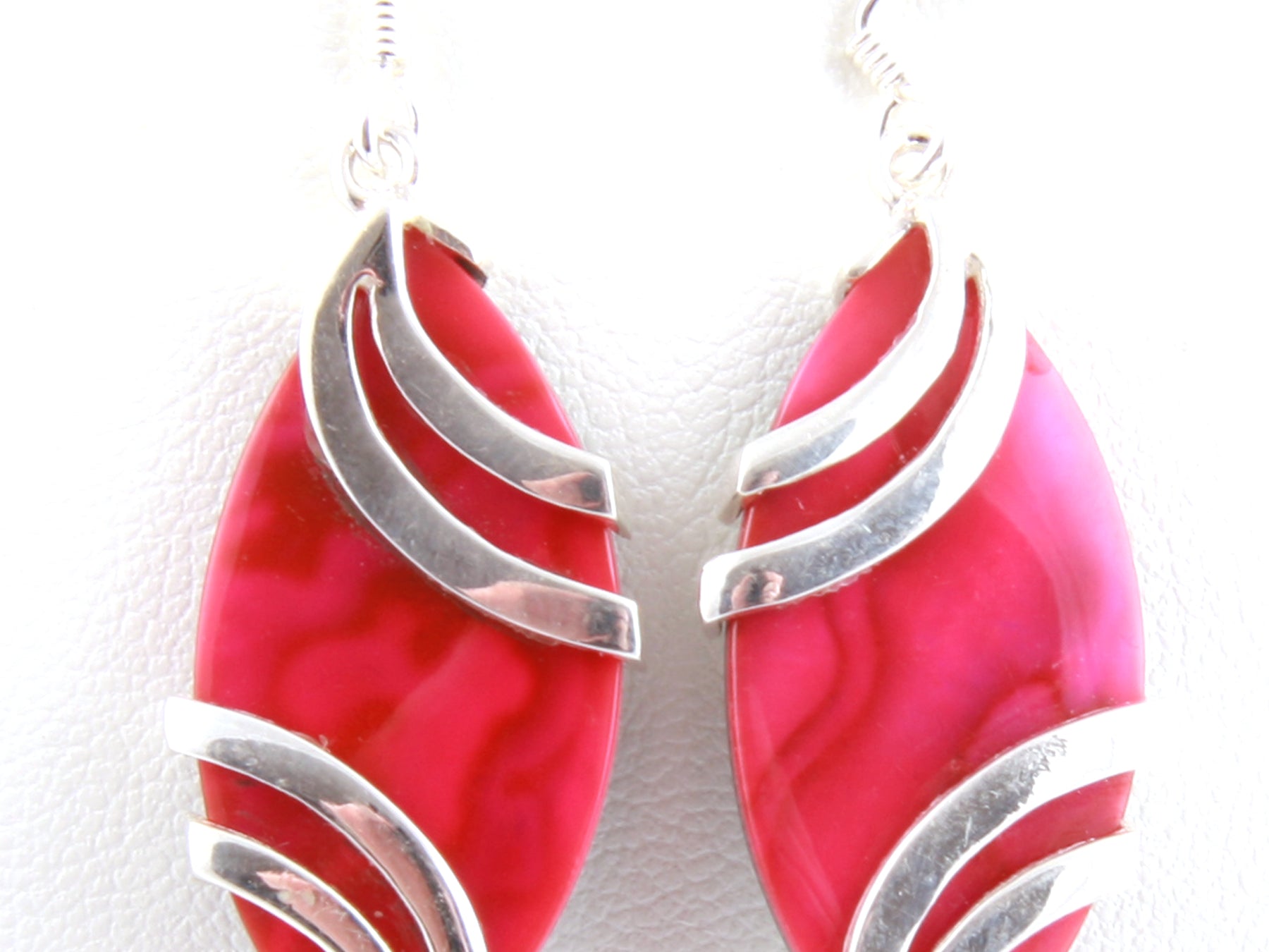 Shell Stone Silver Earring
