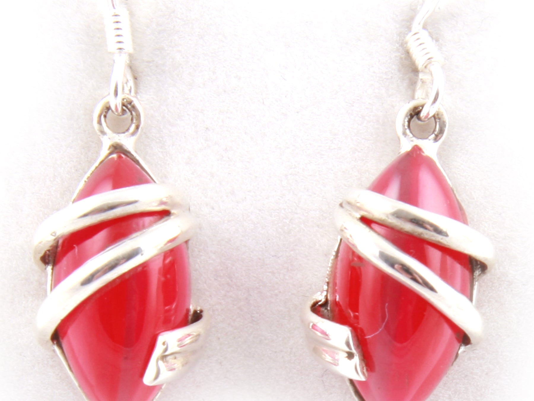 Shell Stone Silver Earring