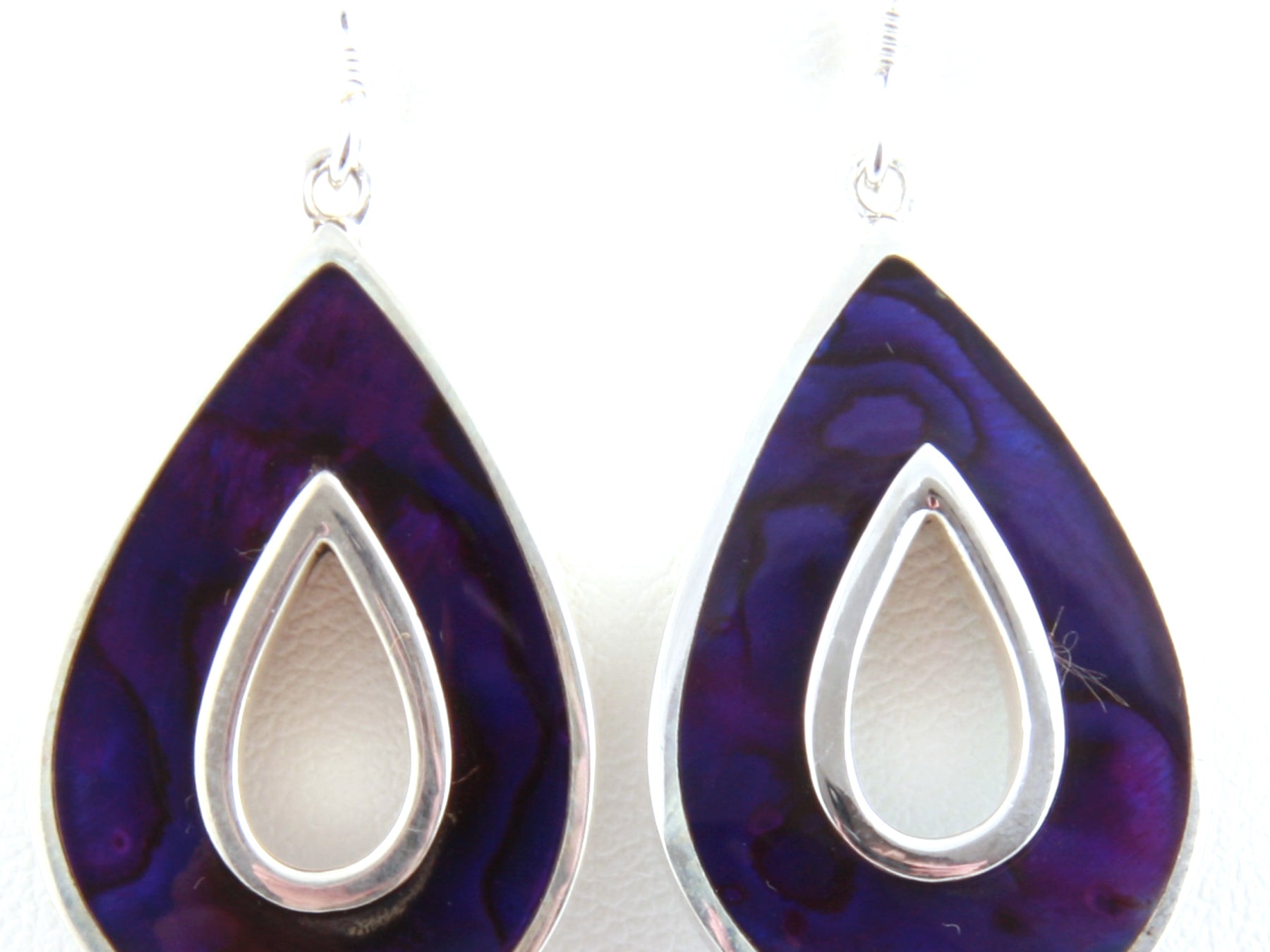 Shell Stone Silver Earring
