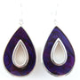 Shell Stone Silver Earring