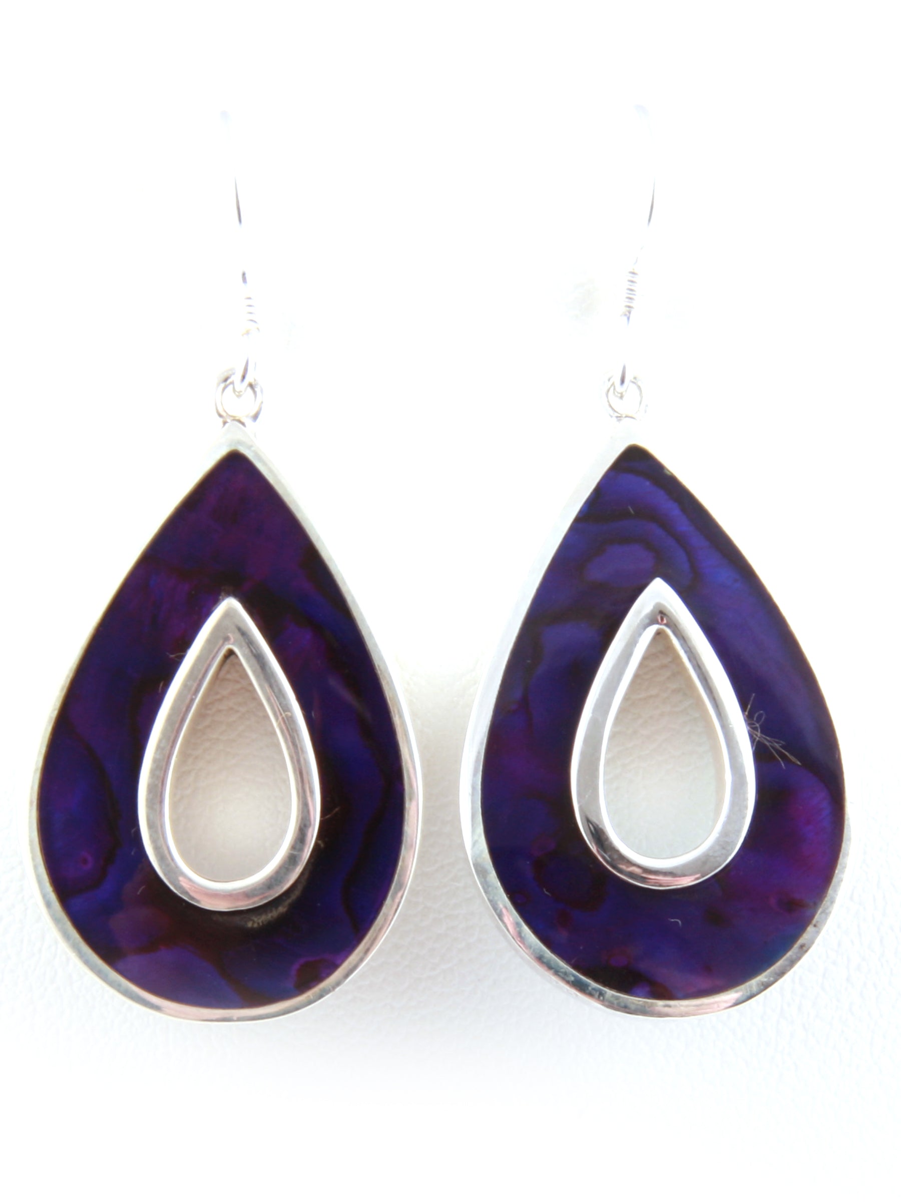 Shell Stone Silver Earring