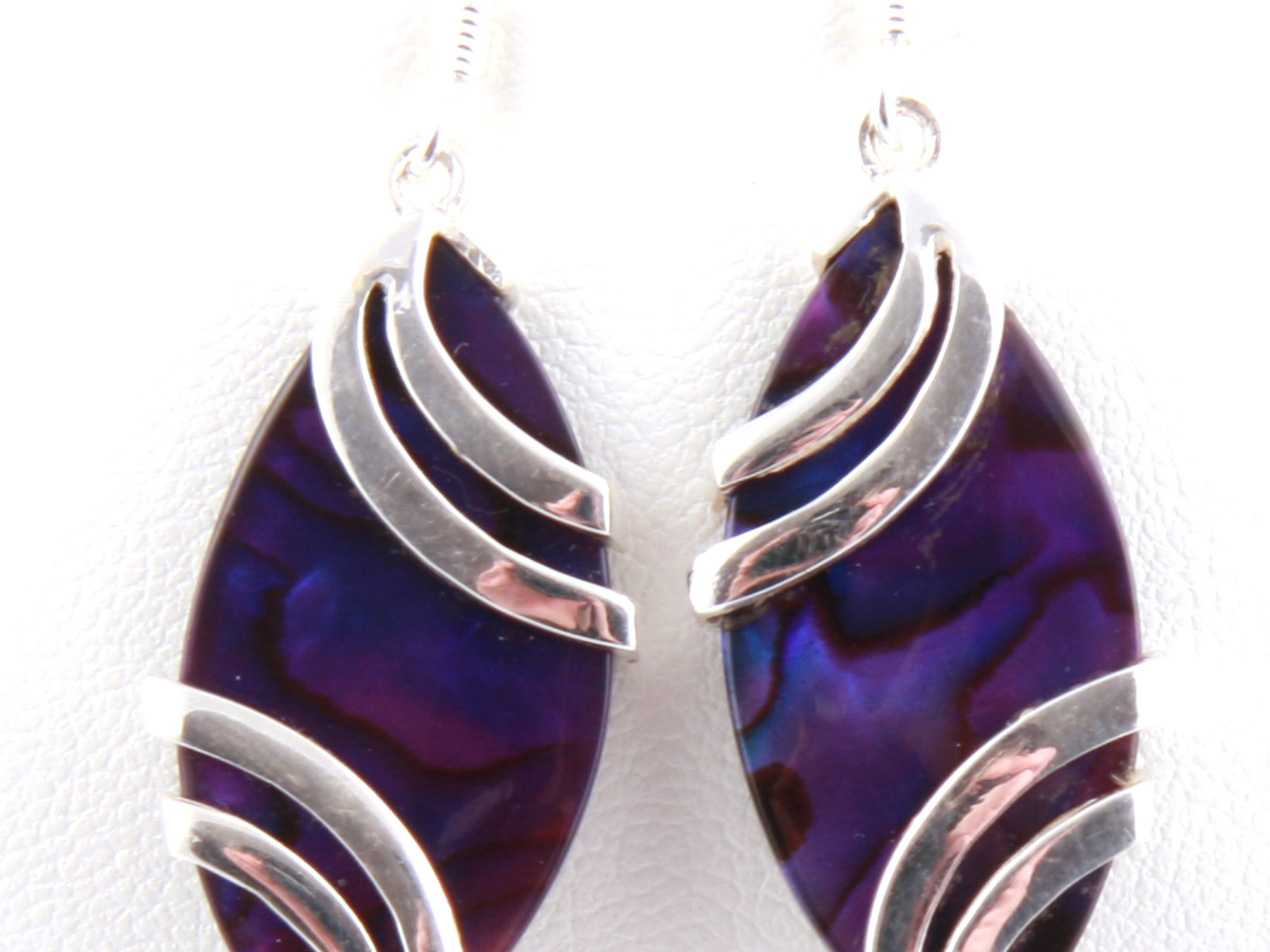 Shell Stone Silver Earring