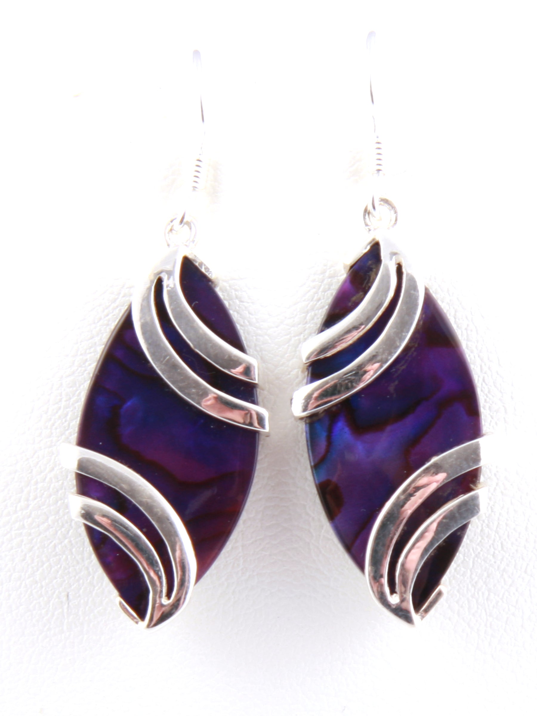 Shell Stone Silver Earring